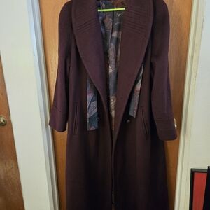 Elegant Women's Purple Coat